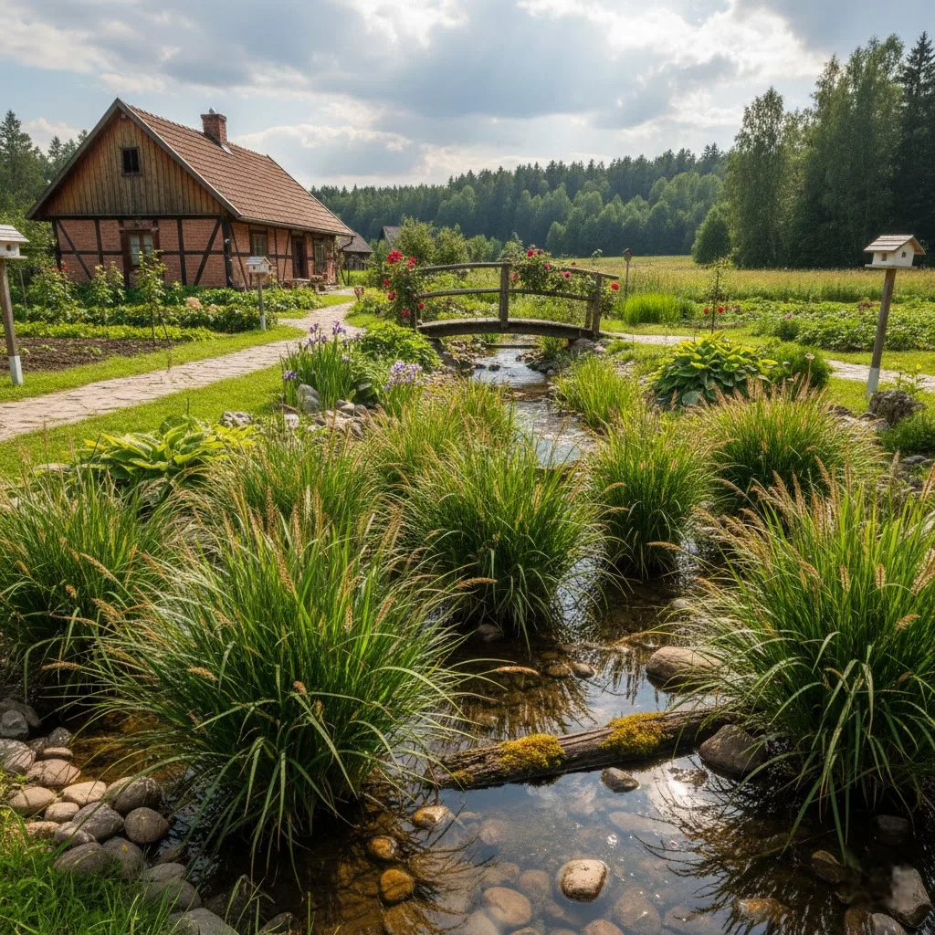 Palminė viksva: Šlapių vietų karalienė ir egzotiškas sodo akcentas