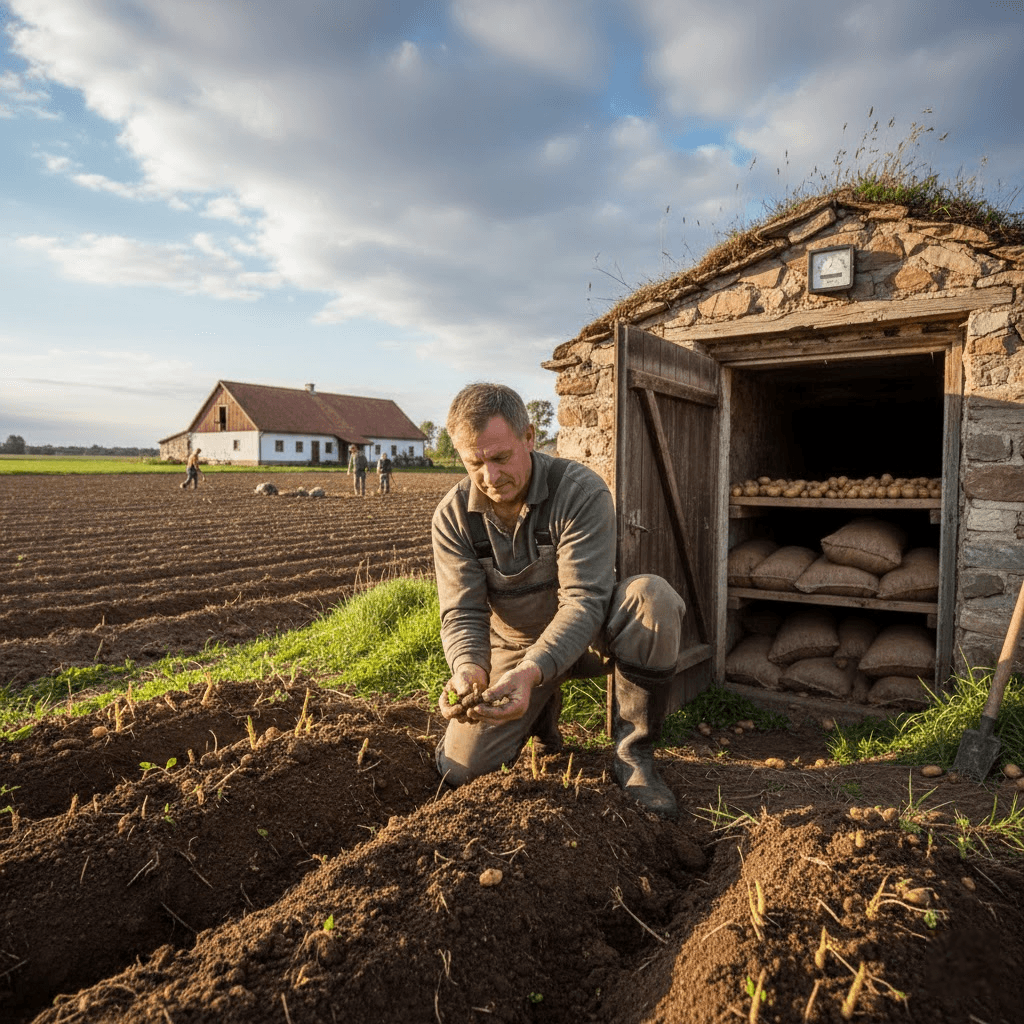 Bulvių pasaulis: nuo sėklos paruošimo iki tobulo rūsio mikroklimato