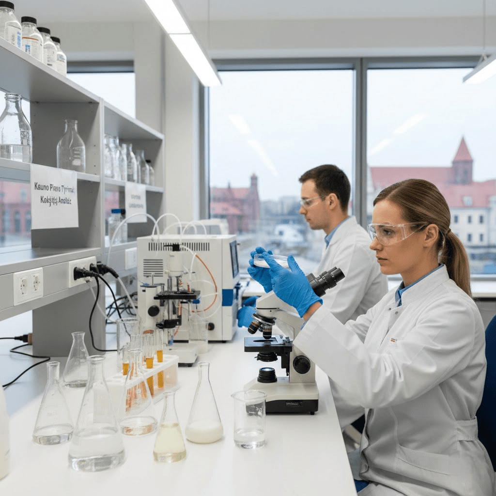 Kauno pieno tyrimai: kokybės analizė ir laboratorijų apžvalga