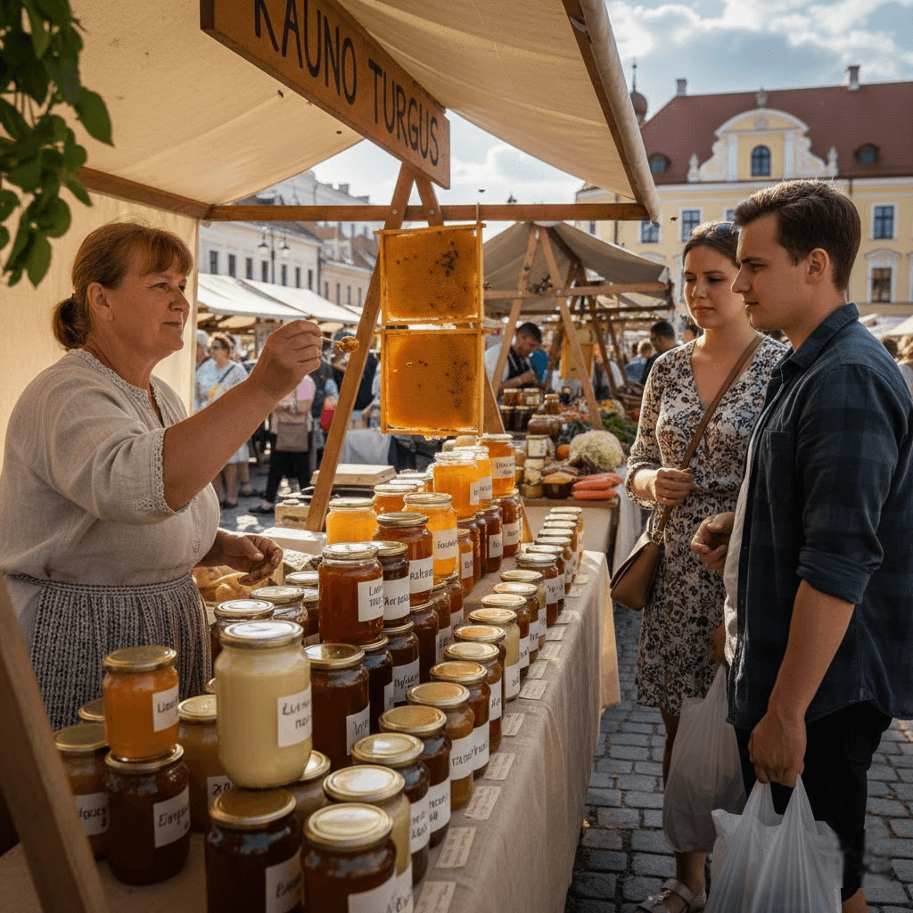 Medaus paieškos Kauno turguje: kaip neapsigauti ir rasti tikrą skonį