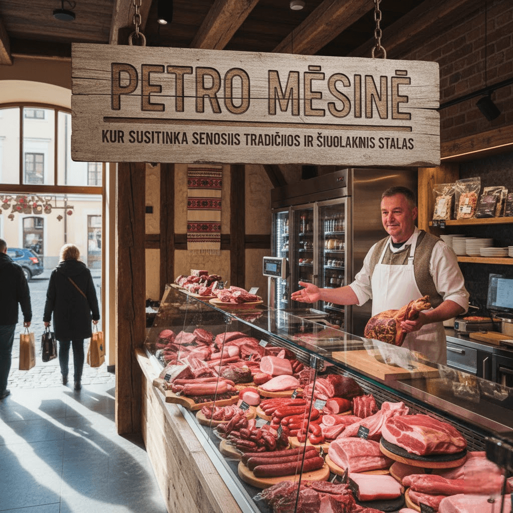 Petro mėsinė: Kur susitinka senosios tradicijos ir šiuolaikinis stalas