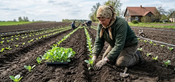 Traškus derlius prasideda čia: meistriškas kopūstų sodinimas į atvirą gruntą
