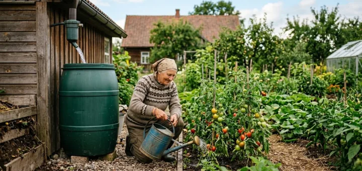 Kaip dangaus dovanas paversti gausiu derliumi: Išmintingas lietaus vandens panaudojimas šiuolaikiniame darže