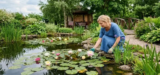 Vandens lelijų magija: kaip sukurti žydinčią ramybės oazę savo kiemo tvenkinyje