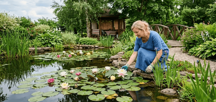 Vandens lelijų magija: kaip sukurti žydinčią ramybės oazę savo kiemo tvenkinyje