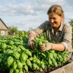 Aromatingas daržas: kaip užsiauginti vešlius bazilikus po atviru dangumi