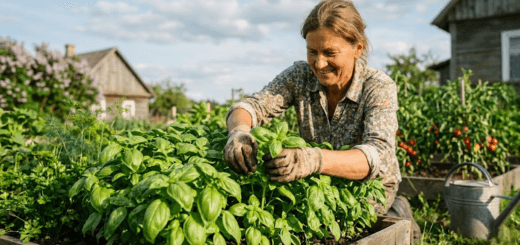 Aromatingas daržas: kaip užsiauginti vešlius bazilikus po atviru dangumi