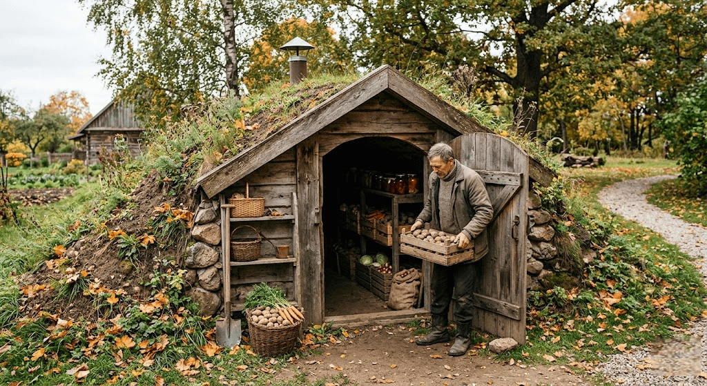 Tradicinis šakniavaisių rūsys: kaip įsirengti ilgaamžę saugyklą savo kieme? Tradicinis šakniavaisių rūsys: kaip įsirengti ilgaamžę saugyklą savo kieme?