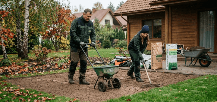 Smaragdinė veja kieme: kodėl profesionalai sėją planuoja būtent rudenį?