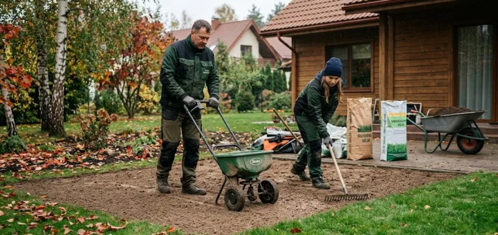 Smaragdinė veja kieme: kodėl profesionalai sėją planuoja būtent rudenį?