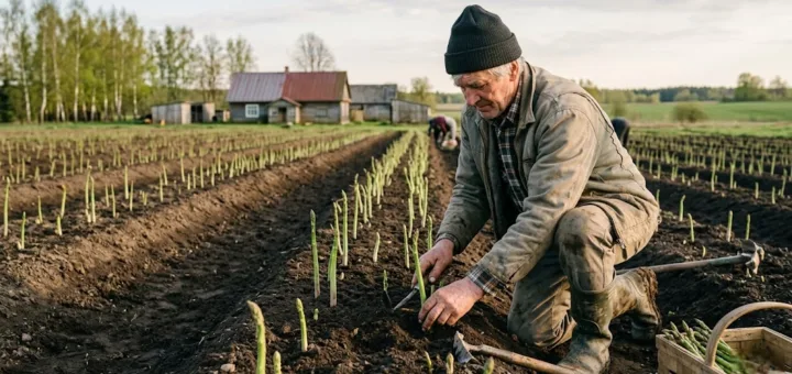 Smidrų plantacija nuo pirmojo grūdo: kantrus kelias į pavasario delikatesų gausą