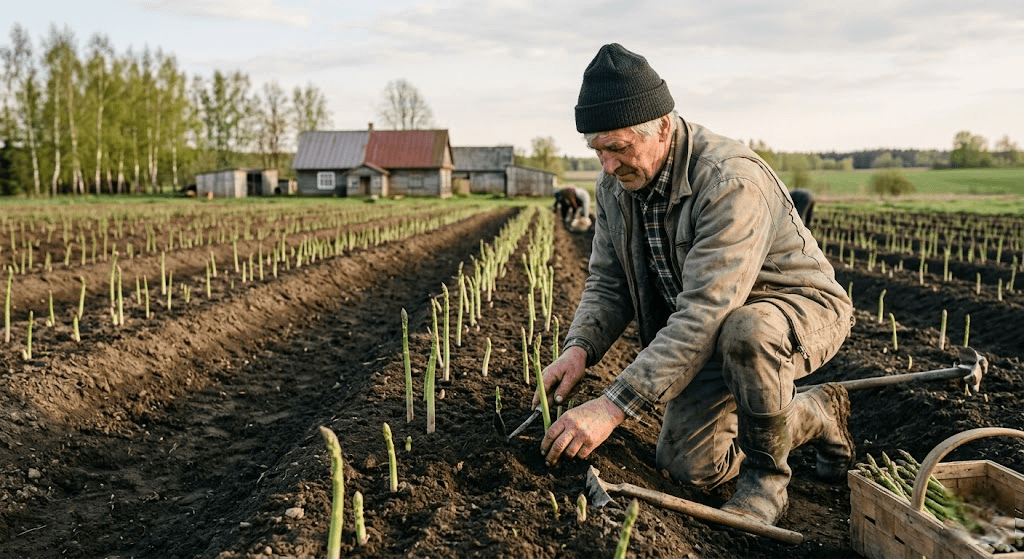 Smidrų plantacija nuo pirmojo grūdo: kantrus kelias į pavasario delikatesų gausą