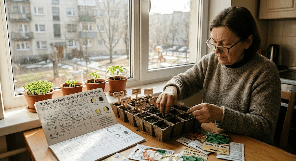 Pavasaris ant palangės: Strateginis 2026-ųjų vasario sėjos planas ir Mėnulio įtaka