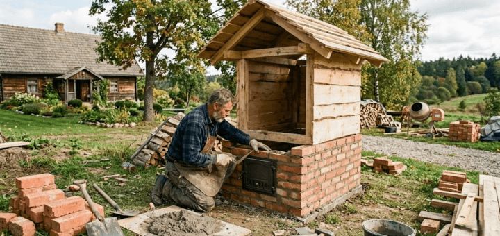 Savas dūmas sodyboje: kaip sukonstruoti ilgaamžę rūkyklą savo rankomis