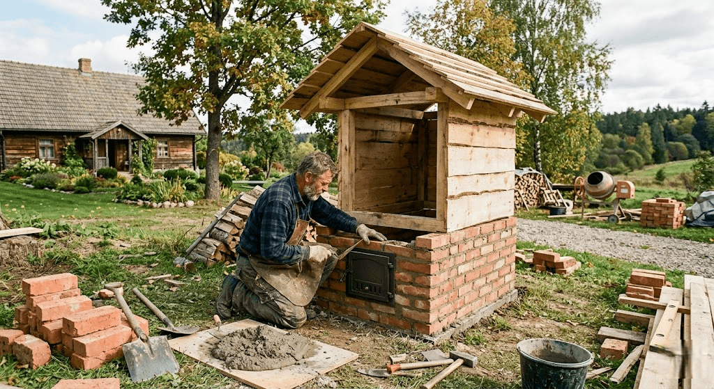 Savas dūmas sodyboje: kaip sukonstruoti ilgaamžę rūkyklą savo rankomis