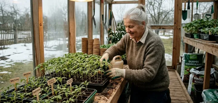 Kovo mėnesio magija darže: kaip užauginti pomidorų sodinukus, kurie stebins kaimynus