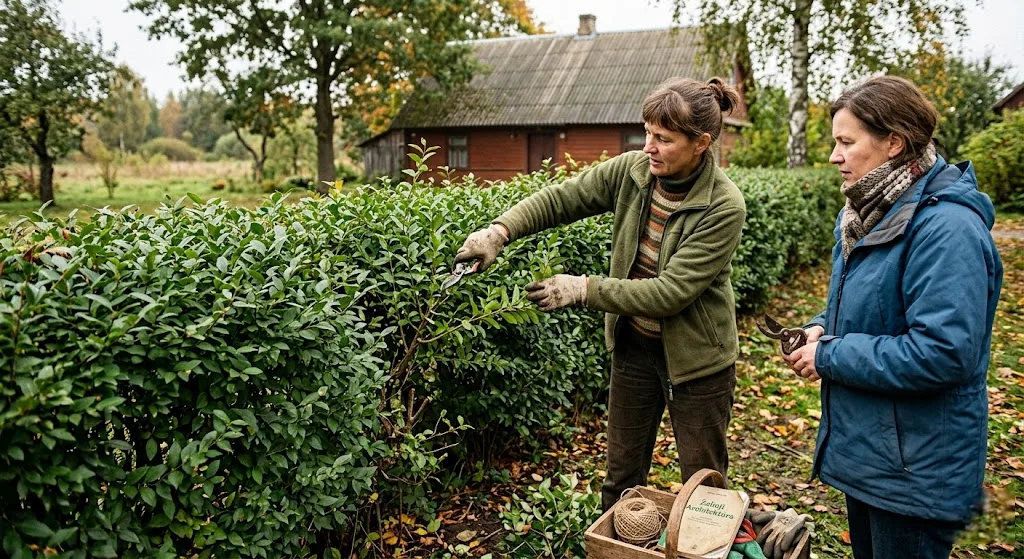 Žaliosios architektūros pamokos: kaip meistriškai suformuoti tankią ir sveiką ligustrų gyvatvorę Žaliosios architektūros pamokos: kaip meistriškai suformuoti tankią ir sveiką ligustrų gyvatvorę