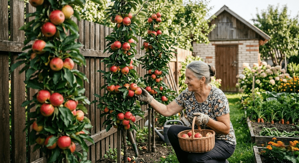 Siaurosios sodo gražuolės: kaip išauginti gausų koloninių obelų derlių mažame sklype Siaurosios sodo gražuolės: kaip išauginti gausų koloninių obelų derlių mažame sklype