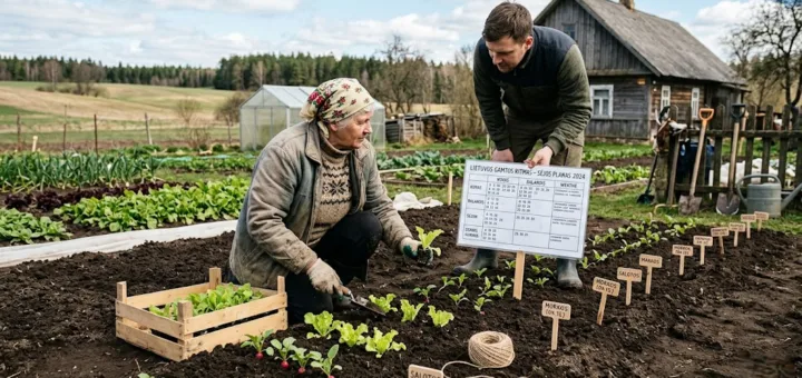 Gamtos ritmas darže: kaip sumaniai planuoti sėją pagal Lietuvos klimatą