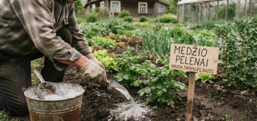 Medžio pelenai darže: nauda, naudojimo taisyklės ir tikslios dozės