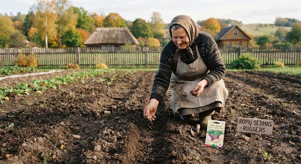 Ropių Sėjimas Rudenį: Taisyklės Gausiam ir Saldžiam Derliui Ropių Sėjimas Rudenį: Taisyklės Gausiam ir Saldžiam Derliui