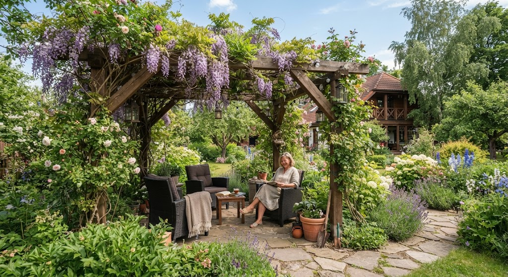 Pergola vijokliams: Jūsų kiemo žalioji oazė