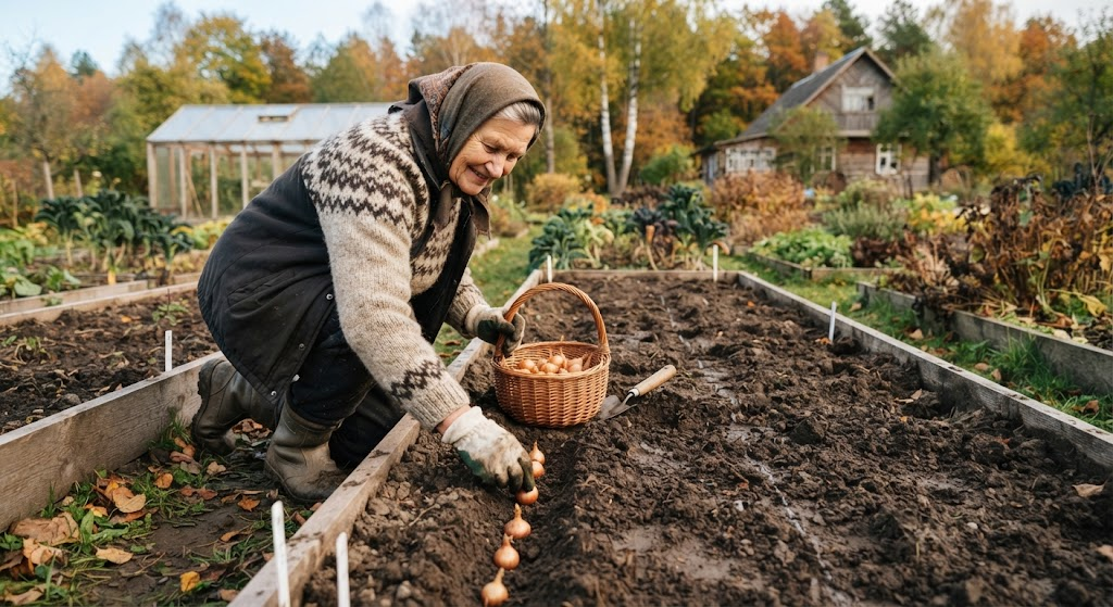 Žieminių svogūnų sodinimas rudenį: patikrinti metodai ir paslaptys gausesniam derliui