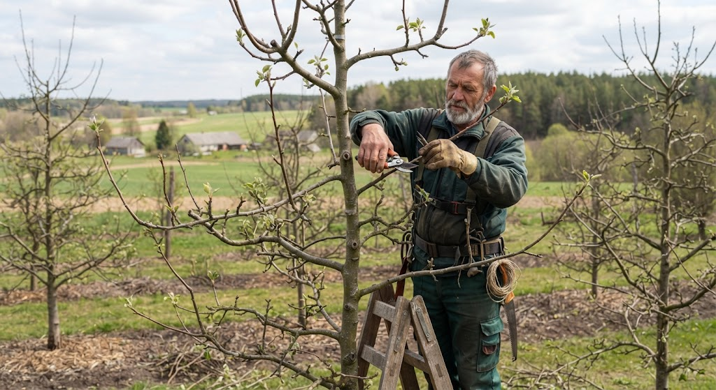 Taisyklingas kriaušių vainiko formavimas ir genėjimas Taisyklingas kriaušių vainiko formavimas ir genėjimas