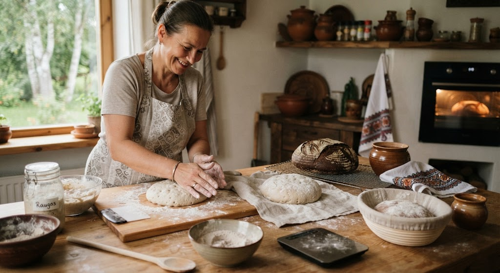 Duonos Kepimas Namuose Su Raugu: Žingsnis Po Žingsnio Duonos Kepimas Namuose Su Raugu: Žingsnis Po Žingsnio