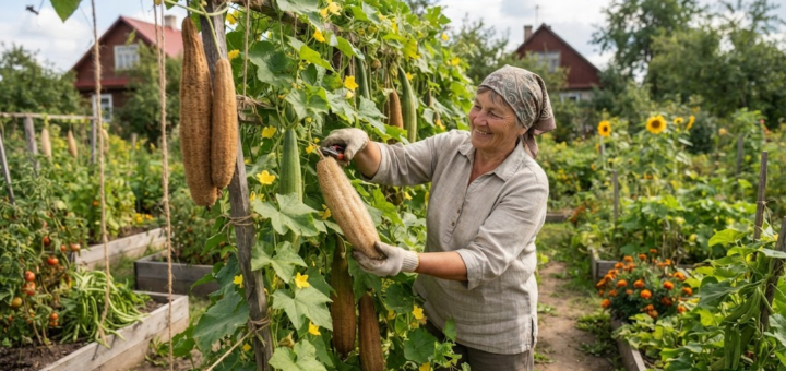 Ekologiškų Lufa Kempinių Auginimas Sode