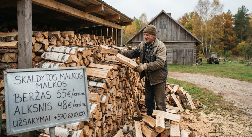 Skaldytos malkos ir jų kainos: Kaip protingai pasiruošti šildymo sezonui Skaldytos malkos ir jų kainos: Kaip protingai pasiruošti šildymo sezonui