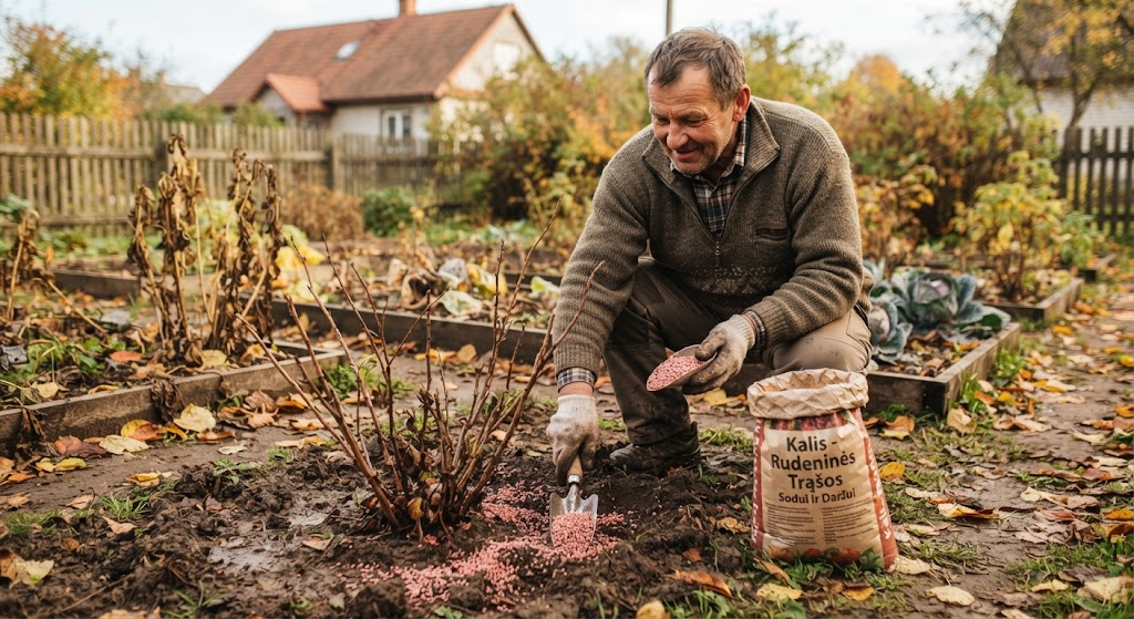 Kalio trąšos rudenį: Svarbiausias žingsnis ruošiant sodą ir daržą žiemai Kalio trąšos rudenį: Svarbiausias žingsnis ruošiant sodą ir daržą žiemai