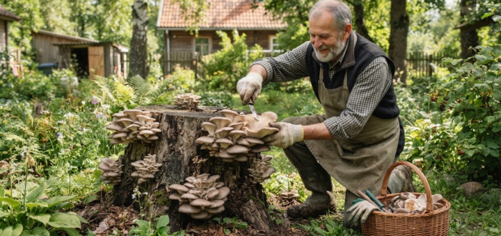 Kreivabudžių Auginimas Ant Kelmų Savo Kieme: Praktinė Patirtis ir Gausus Derlius