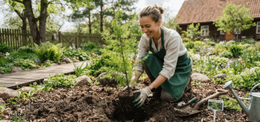 Maumedis sode: Sodinimas, priežiūra ir veislės