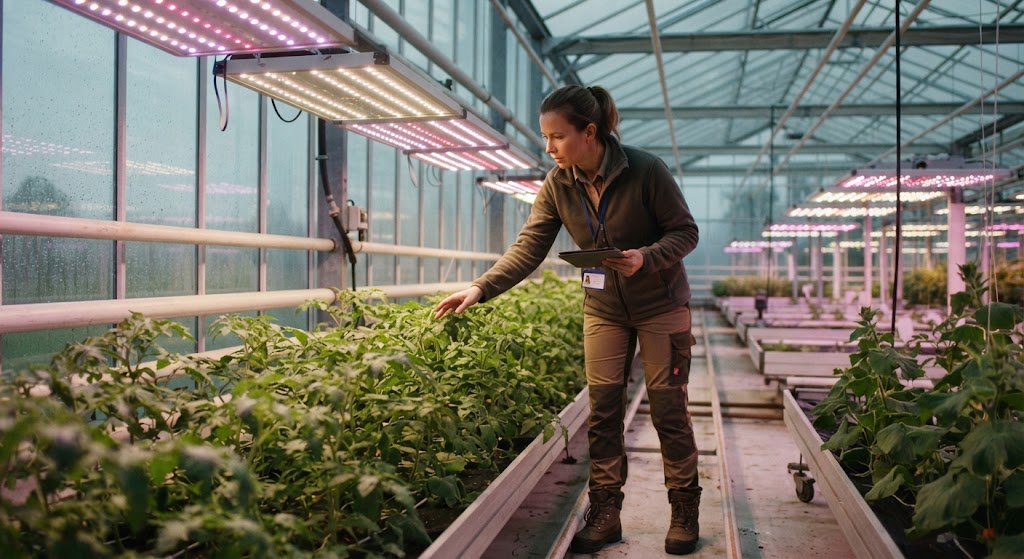 LED apšvietimas šiltnamiui: Kaip išsirinkti ir padidinti derlių LED apšvietimas šiltnamiui: Kaip išsirinkti ir padidinti derlių