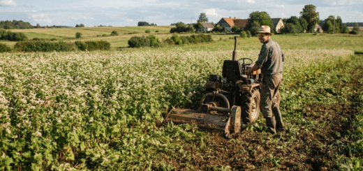 Grikių auginimas žaliajai trąšai: Ekologinis sprendimas natūraliam dirvožemio derlingumui atkurti