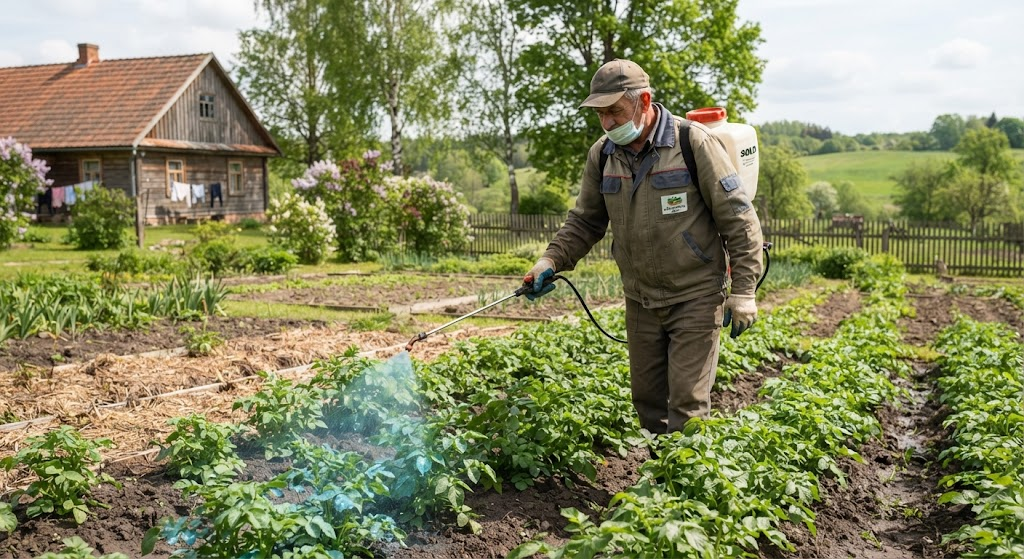 Vario sulfatas: Tikslingas purškimas ir efektyvi augalų apsauga