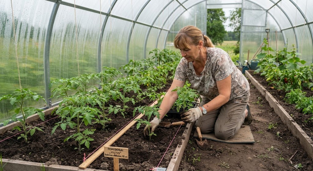 Šiltnamio augalų sodinimo atstumai: Planavimas maksimaliam derliui ir sveikatai