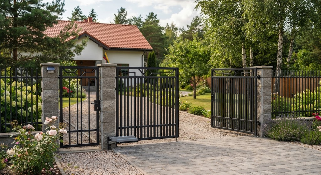 Dvivėriai sodo vartai: Protingas pasirinkimas jūsų kiemui Dvivėriai sodo vartai: Protingas pasirinkimas jūsų kiemui