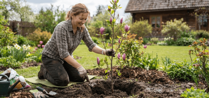 Magnolijų sodinimas ir priežiūra: patarimai įspūdingam žydėjimui
