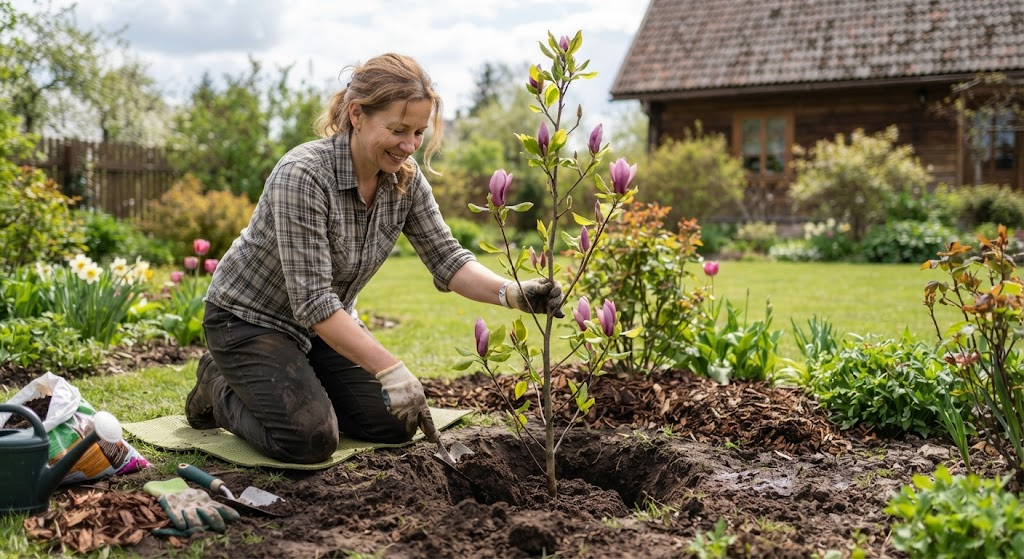 Magnolijų sodinimas ir priežiūra: patarimai įspūdingam žydėjimui Magnolijų sodinimas ir priežiūra: patarimai įspūdingam žydėjimui